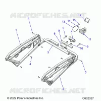 CHASSIS, REAR RACK AND HITCH