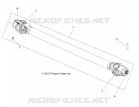 DRIVE TRAIN, PROP SHAFT, FRONT