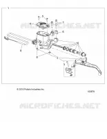 FRONT BRAKE BRAKE LEVER AND MASTER CYLINDER