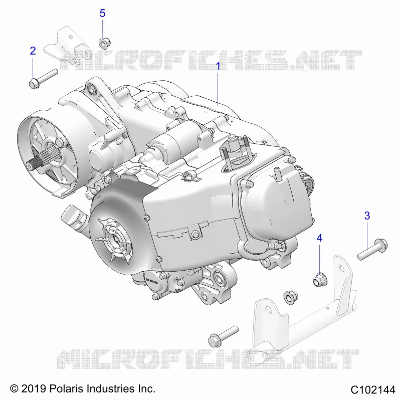 ENGINE, ENGINE AND TRANSMSSION MOUNTING