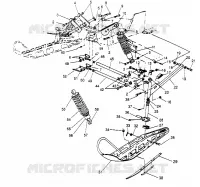 FRONT SUSPENSION AND SKI