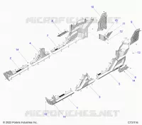 REAR BODYWORK FENDERS AND ROCKERS