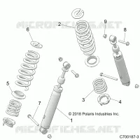 REAR SUSPENSION SHOCK MOUNTING