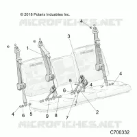 SEAT BELT AND MOUNTING