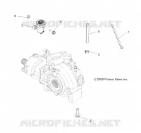 DRIVE TRAIN, GEARCASE MOUNTING, FRONT