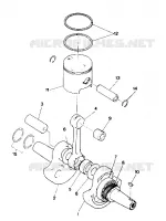 CRANKSHAFT AND PISTON ASSEMBLY (4913511351039A)