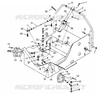 STEERING ASSEMBLY  TRAIL 0952761, TRAIL DELUXE 0952262,   AND EUROPEAN TRAI (4928862886B008)