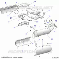 ENGINE, EXHAUST SYSTEM