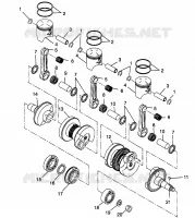 PISTON   CRANKSHAFT ULTRA SP 0970678 (4938093809C008)