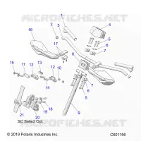 UPPER STEERING & HANDLEBAR ASM.