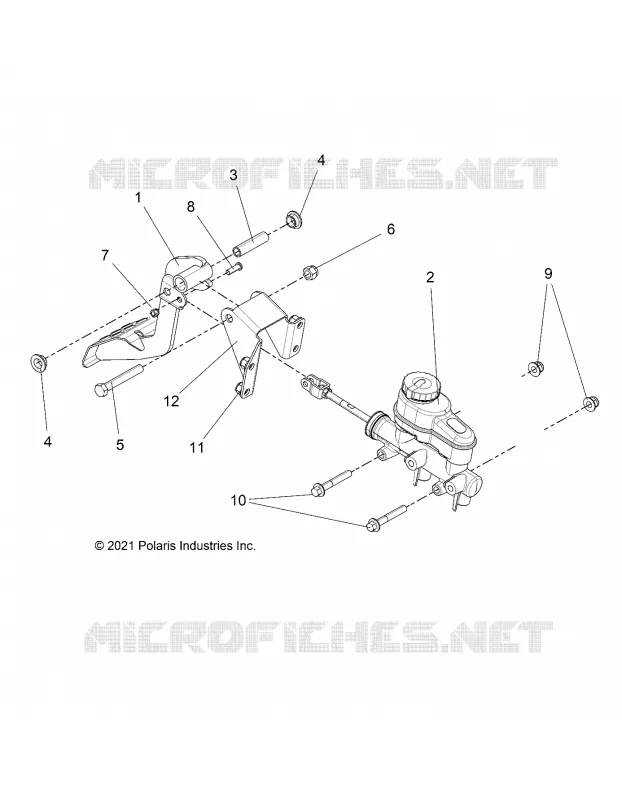 BRAKES, PEDAL AND MASTER CYLINDER