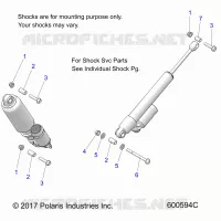 REAR SUSPENSION SUSP. SHOCKS MNTG.