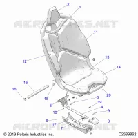 SEAT ASM., FRONT