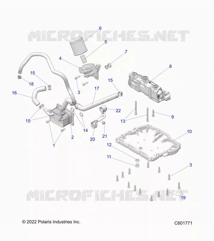 OIL PUMP/FILTER/COOLER