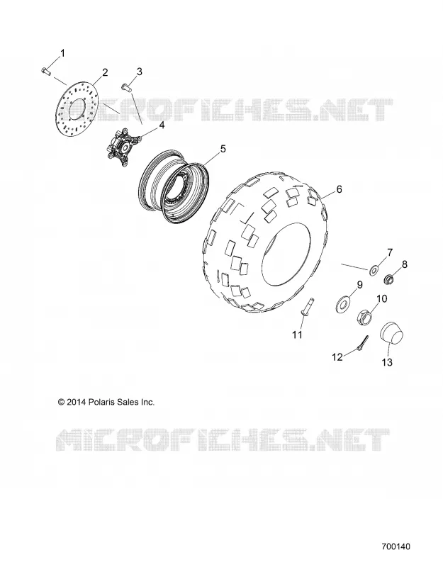 WHEELS, FRONT