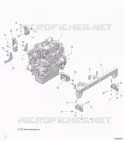 ENGINE, MOUNTING & LONG BLOCK