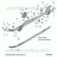SUSPENSION, RAIL MOUNTING