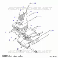 DRIVE TRAIN, MAIN GEARCASE MOUNTING