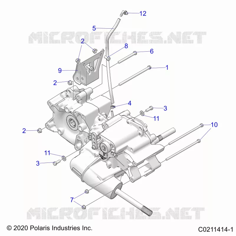 DRIVE TRAIN, MAIN GEARCASE MOUNTING