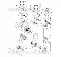PISTON AND CRANKSHAFT 650 (4914131413030A)