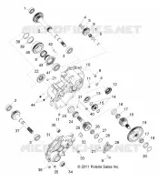 DRIVE TRAIN, MAIN GEARCASE INTERNAL COMPONENTS 1