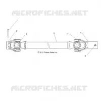 DRIVE TRAIN, FRONT PROP SHAFT
