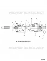 DRIVE TRAIN, REAR DRIVE SHAFT