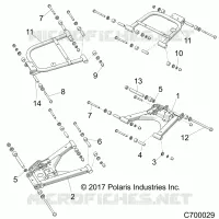 REAR SUSPENSION CONTROL ARMS