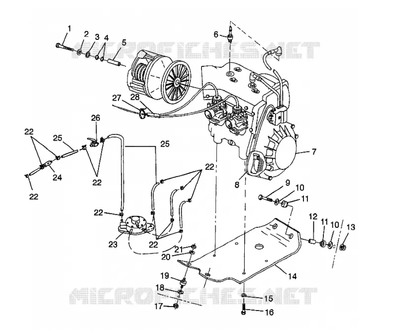 ENGINE MOUNTING SUPER SPORT 0980761 (4942874287C001)