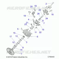 DRIVE TRAIN, PRIMARY CLUTCH