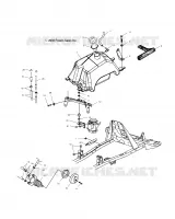 FUEL TANK AND CARBURETOR MOUNTING