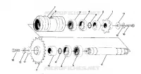 DETAILS-FRONT DRIVE ASSEMBLY CENTER TIGHTENER ASSEMBLY-PN 1380023 (4916351635013A)