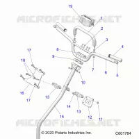 STEERING, HANDLEBAR, STEERING POST 
