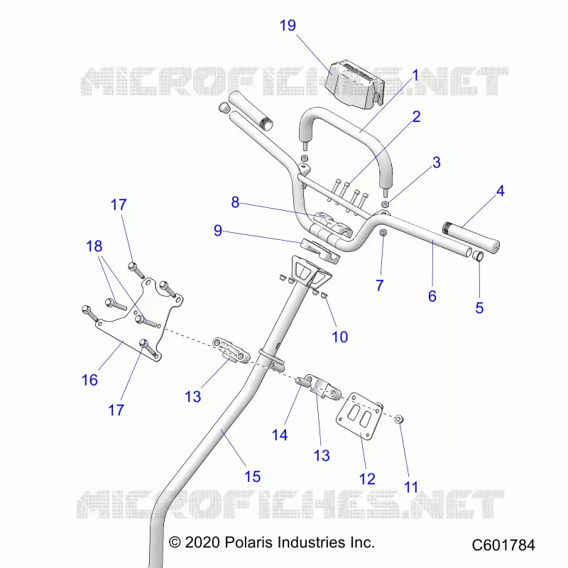 STEERING, HANDLEBAR, STEERING POST 