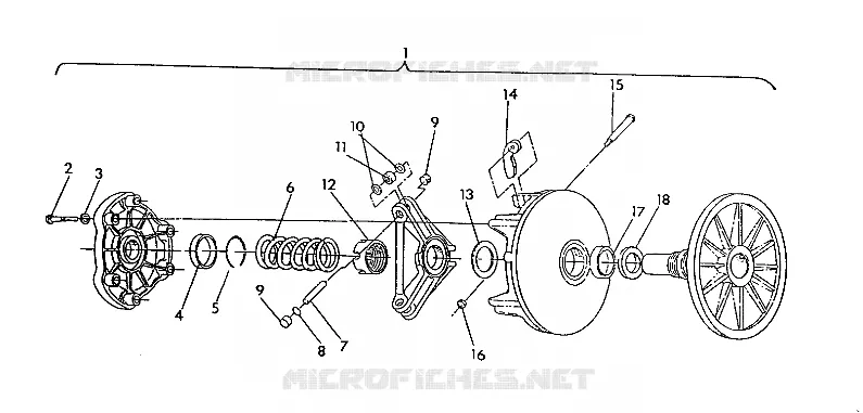 DRIVE CLUTCH   RXL/RXL SKS (4921322132029A)