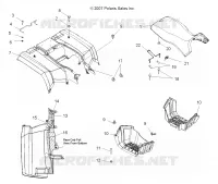 REAR CAB, SEAT AND FOOTWELLS