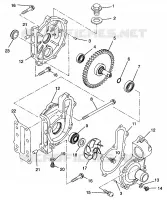 WATER PUMP ULTRA SKS 0960578, EUROPEAN ULTRA SKS E960578, AND ULTRA RMK 096 (4931683168C011)