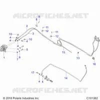 BRAKES, REAR BRAKE LINES