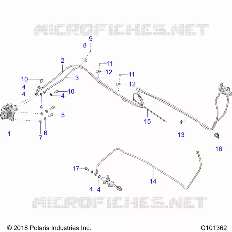 BRAKES, REAR BRAKE LINES