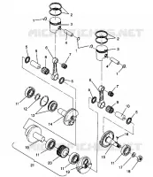 PISTON   CRANKSHAFT WIDETRAK LX 0942064 (49250425040032)