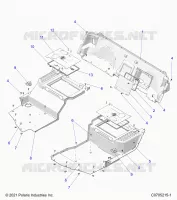 FLOOR, REAR CLOSEOFFS