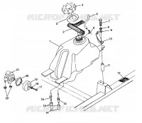 FUEL TANK SPORTSMAN 500 W969244 AND SWEDISH SPORTSMAN 500 S969244 (4936093609A014)