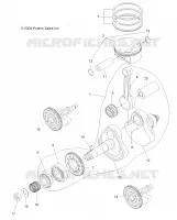 ENGINE, CRANKSHAFT AND PISTON