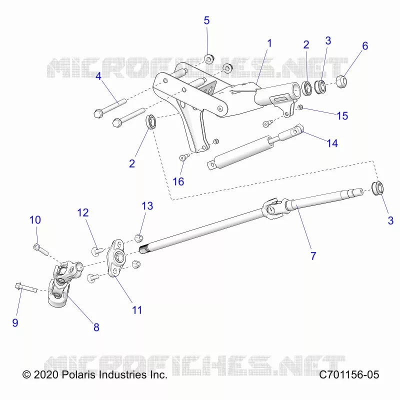 STEERING, LINKAGE, TILT AND RELATED, STANDARD