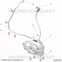 DRIVE TRAIN, FRONT GEARCASE MOUNTING