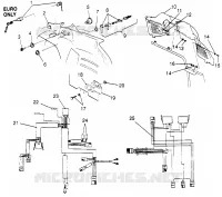 CONSOLE   WIRE HARNESS 600 XCR SP 0965677 AND EUROPEAN 600 XCR SP E965677 (4932063206A011)
