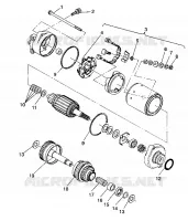 STARTING MOTOR ASSEMBLY SL 650 / B934058 (4924732473028A)