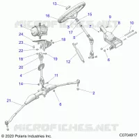 POWER STEERING EPS STEERING ASM.