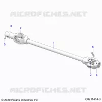 DRIVE TRAIN, FRONT PROP SHAFT