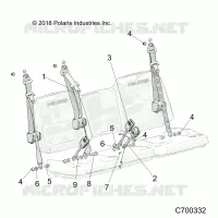 SEAT BELT AND MOUNTING